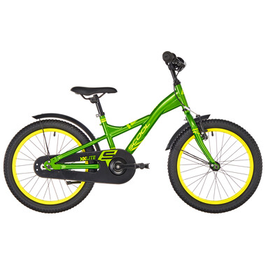 S'COOL XXLITE Steel 1S 18" Kids Bike Green 0